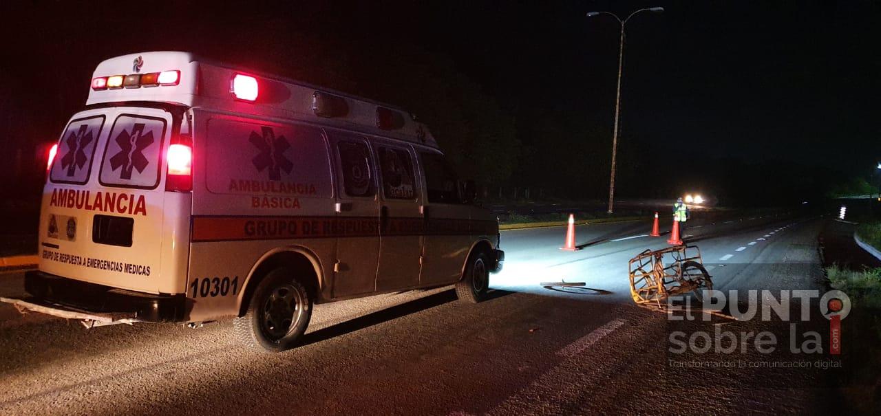 Muere atropellado antes de llegar a Bacalar