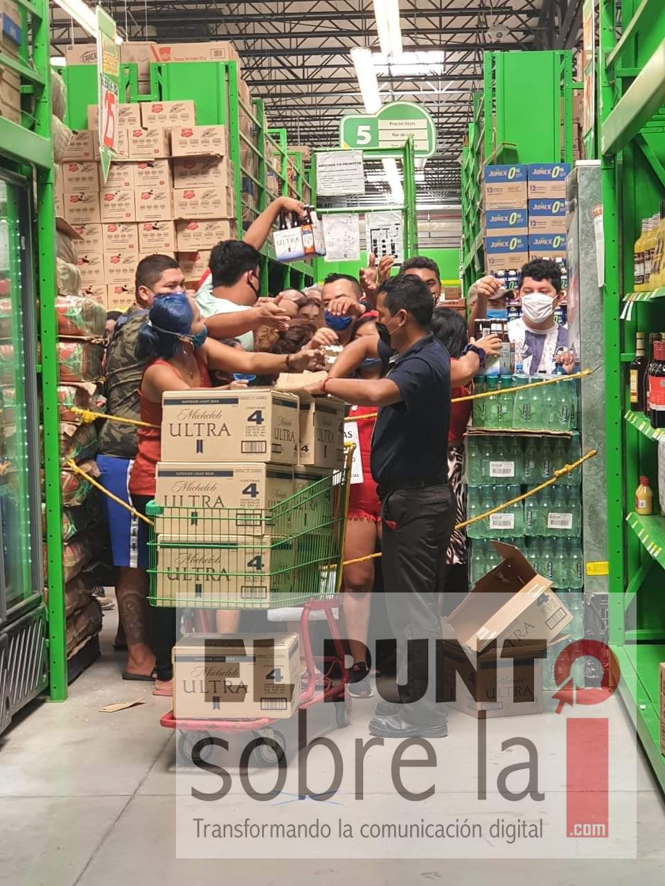 Arriesgan su salud por un six de cerveza