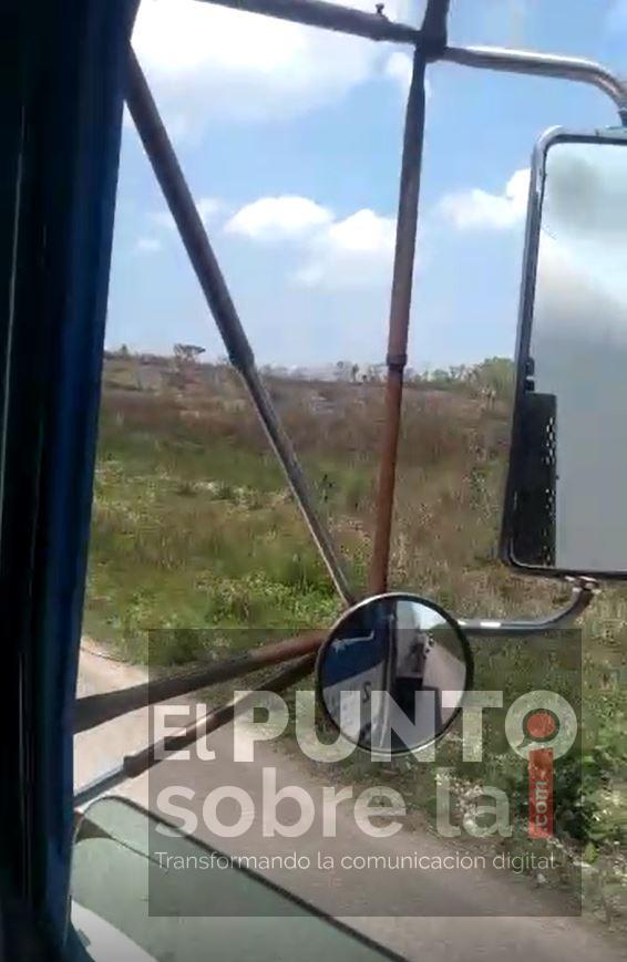 Intentan asaltar un camión Z gas en la zona cañera