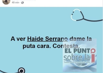 Se le aparece el diablo a Haidé Serrano