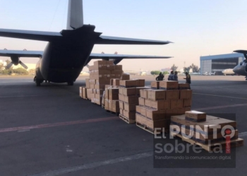 SEDENA transporta material médico, para atención de Hospitales INSABI COVID-19 de Quintana Roo