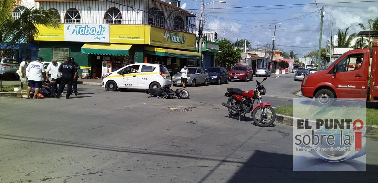 Choque de motos en Proterritorio