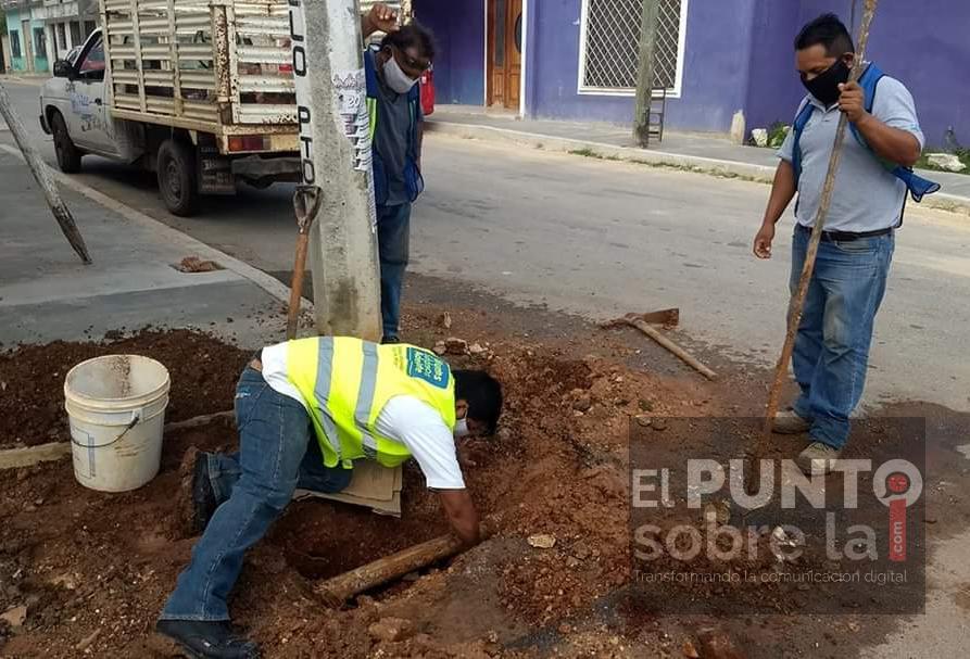 Rupturas en las lineas de distribución de agua, potable causa desabasto