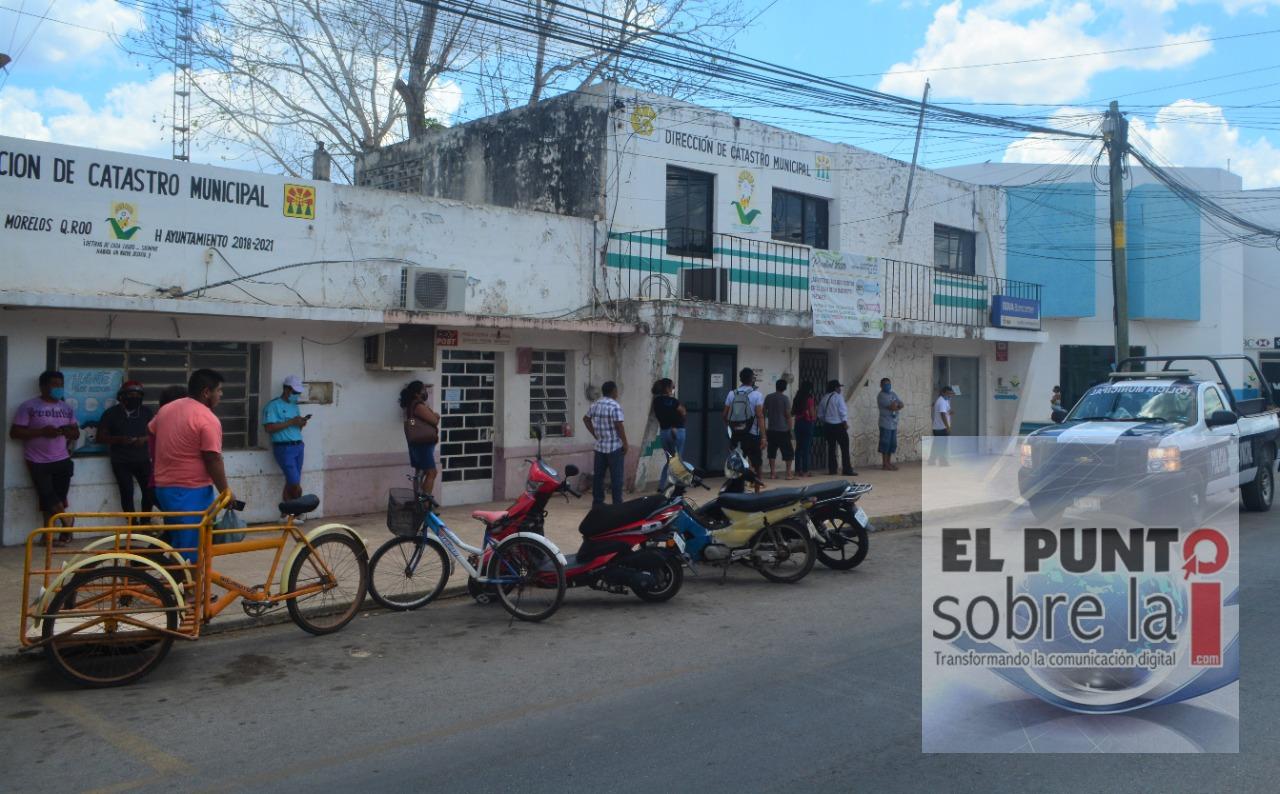 En la cabecera municipal de JMM omiten su sana distancia