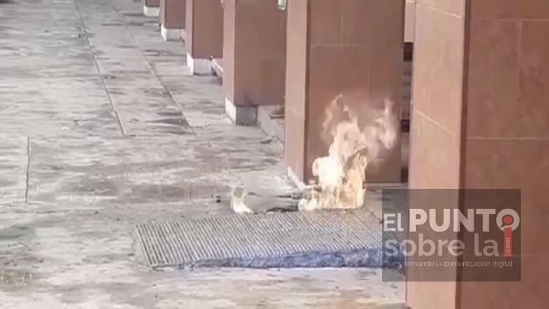 Susto en el mercado viejo por conato de incendio