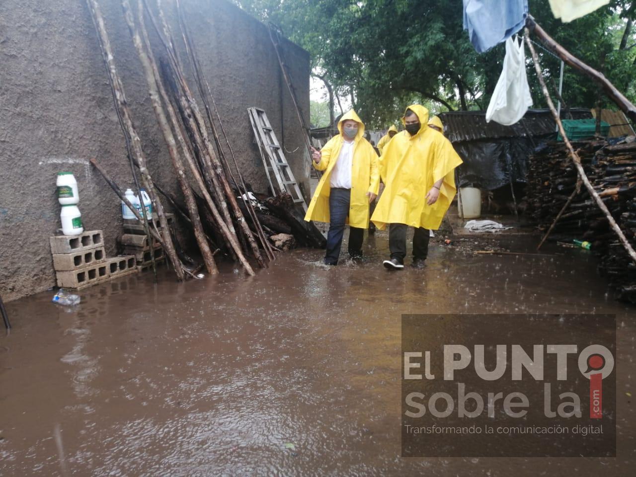 Alcalde constató las condiciones que dejó a su paso la tormenta tropical «Cristóbal»