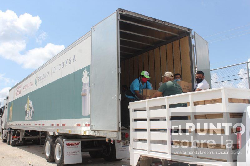 En Valladolid, los más afectados por «Cristóbal» comenzaron a recibir paquetes alimentarios