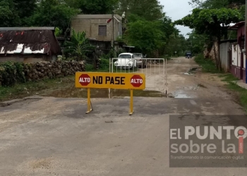 Baches y más baches en la cabecera municipal
