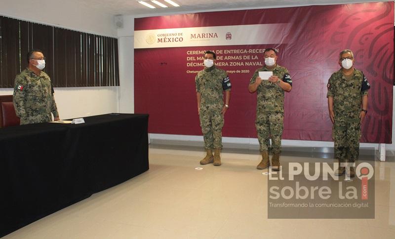 la secretaría de marina–armada de México realiza cambio de mando en la décimo primera zona naval