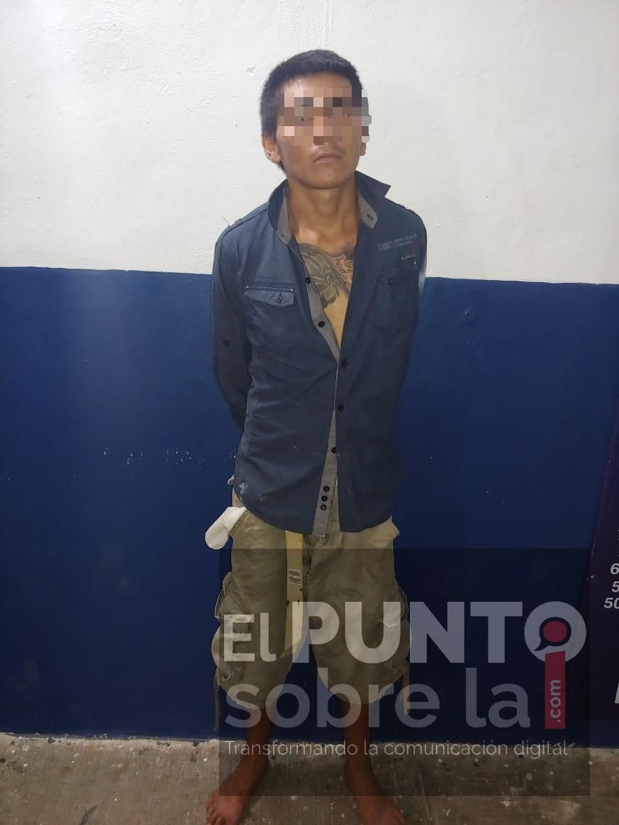 Detenido por robo a casa habitación en el fraccionamiento caribe