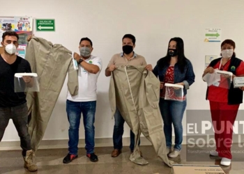 Cumple reto y apoya Lenin Amaro al personal médico que atiende pandemia de COVID-19