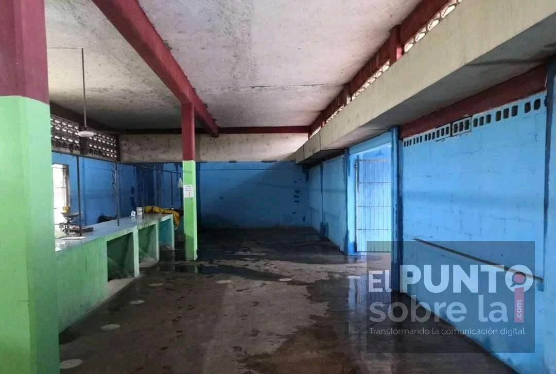 En completo abandono mercado de Dziuche