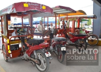 Revisaran protocolos de higiene de moto taxis, en Cancún