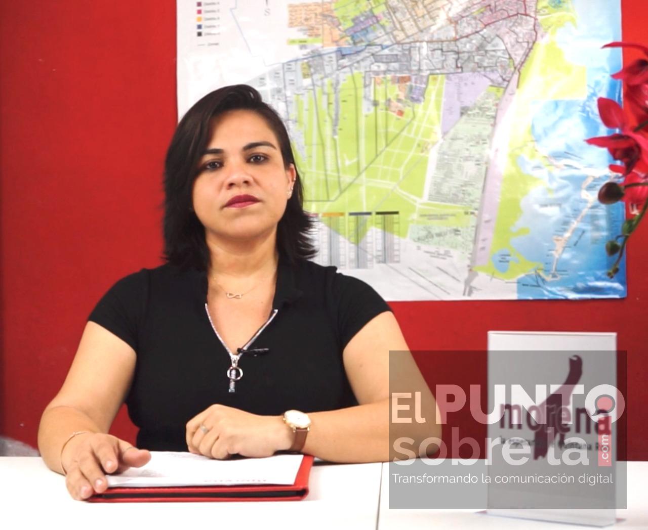 Coordinadora de la Bancada de morena, Reyna Durán respalda a la nueva delegada de morena en Quintana Roo