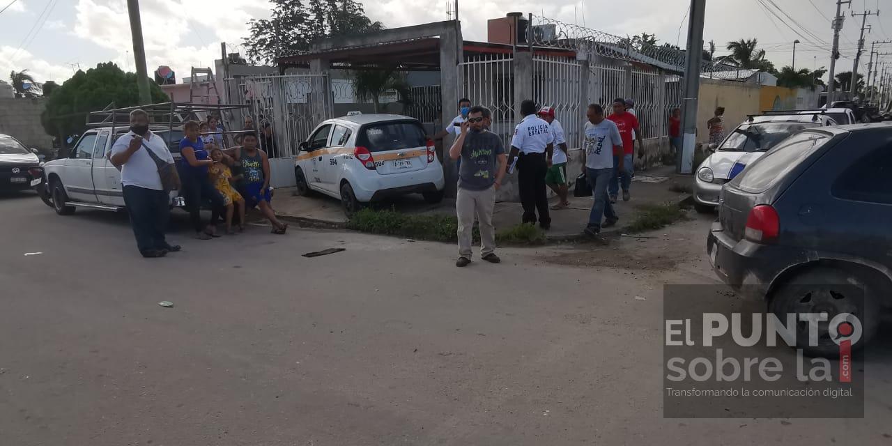 Fuerte accidente en la colonia Caribe