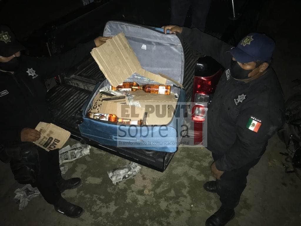 No llegó a su destino el producto, policías de Chemax le ponen alto