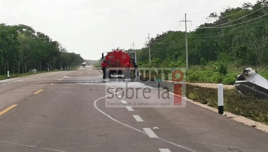 Abierto a la circulacion a carretera federal 184, tramo José María Morelos-Polyuc