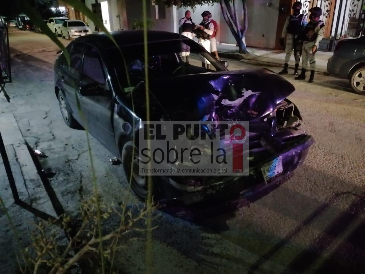 Conductor ebrio provocó accidente
