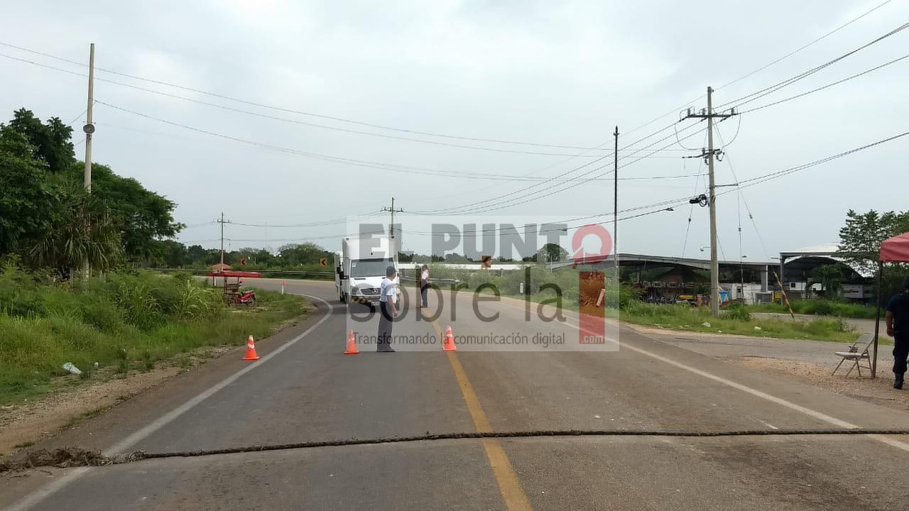 Continua cerrado la carretera federal 184, Felipe Carrillo Puerto Muna, tramo José María Morelos