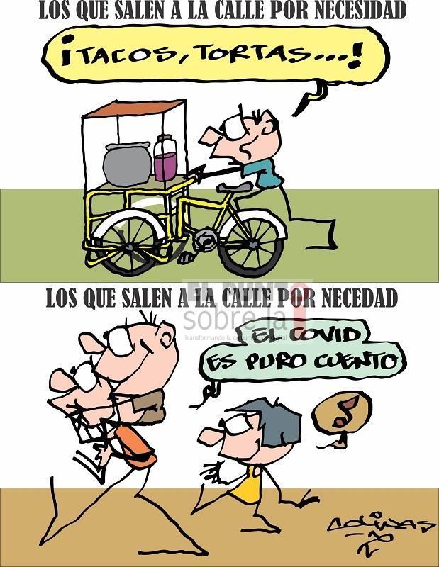 COLINAS: Los que salen a la calle por necesidad