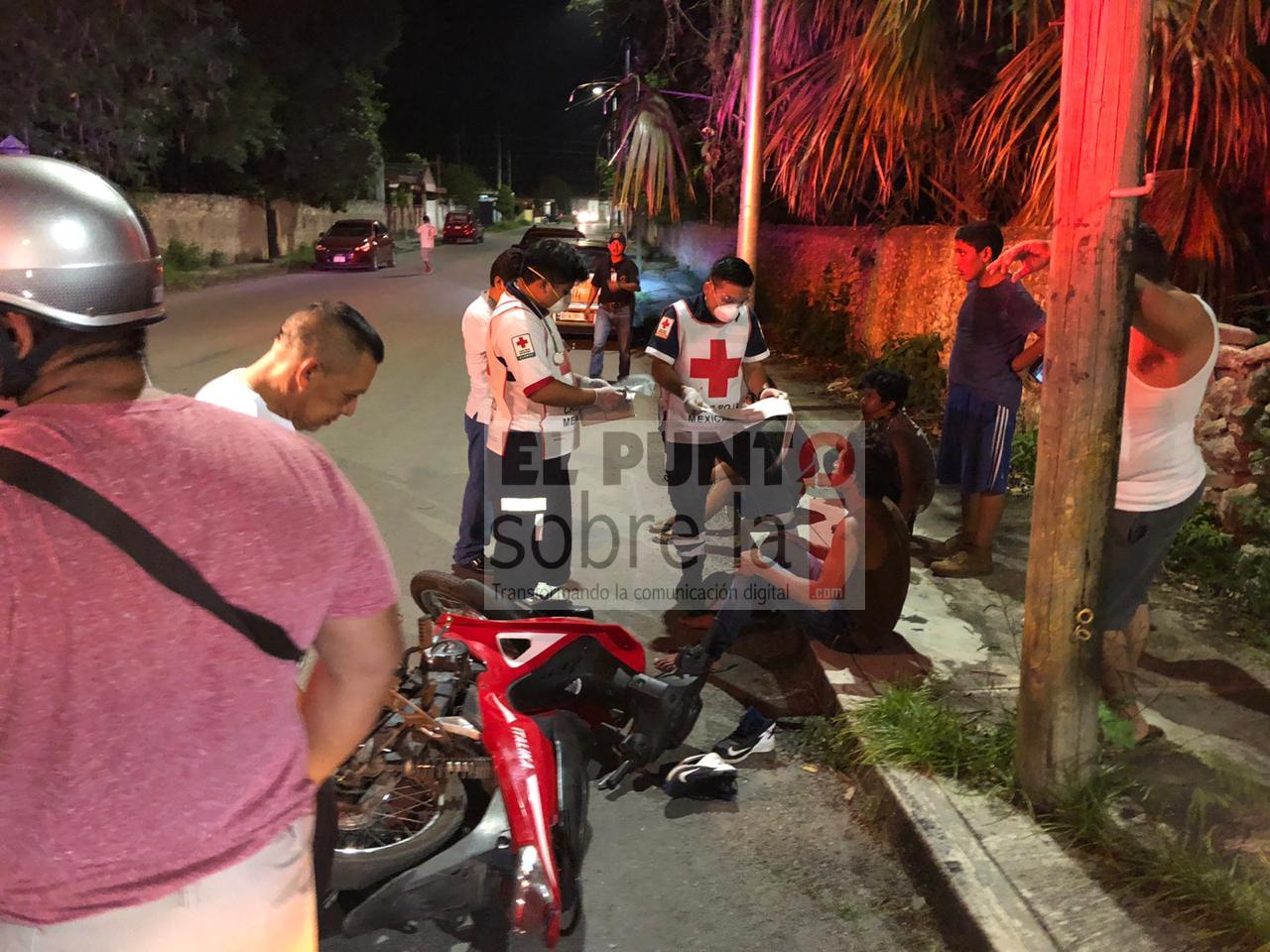 Fuerte accidente entre motociclista y una camioneta