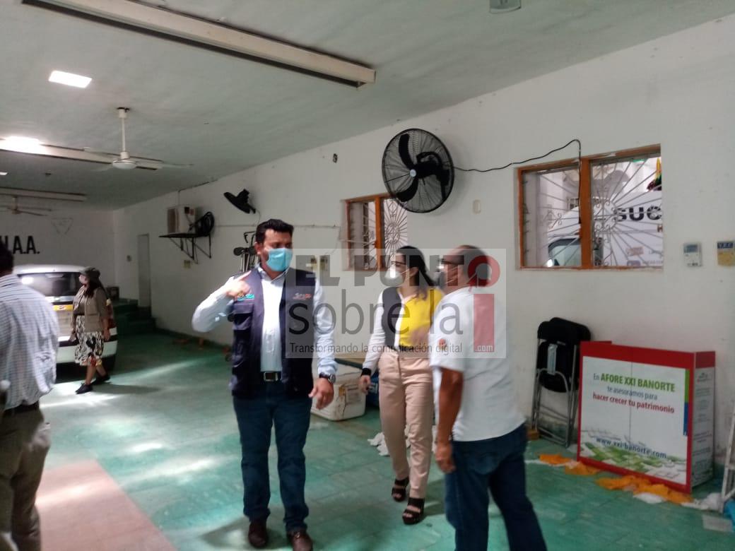 Desinfectan instalaciones del SUCHAA