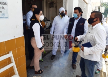 Desinfectan instalaciones del SUCHAA