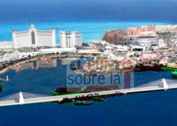Presentan proyecto del puente laguna Nichupté a empresarios