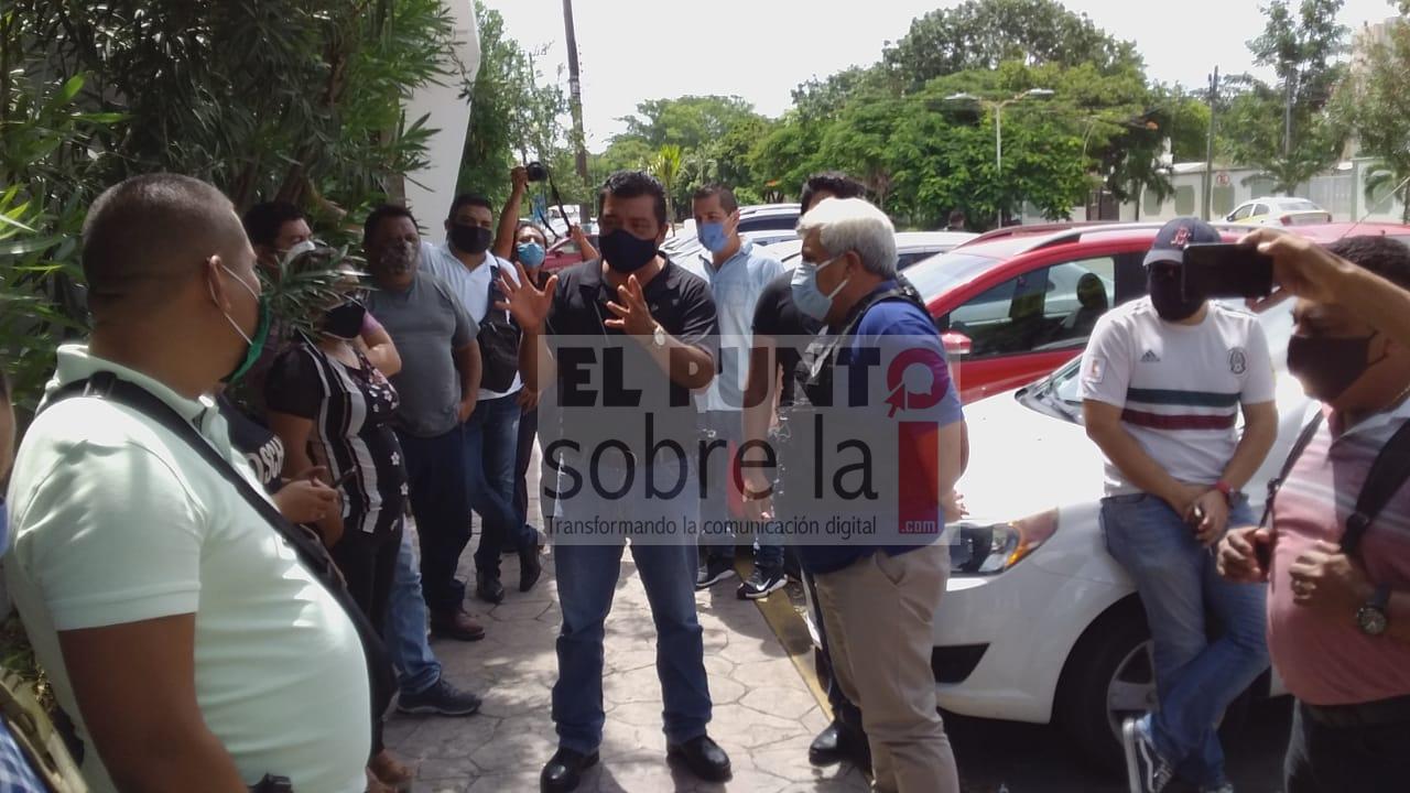 Se manifiestan policías ministeriales en Chetumal