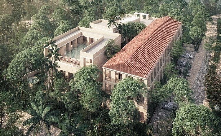 KOH Apartments, desarrollo inmobiliario en Tulum con un diseño inspirado en los claustros y haciendas mexicanas