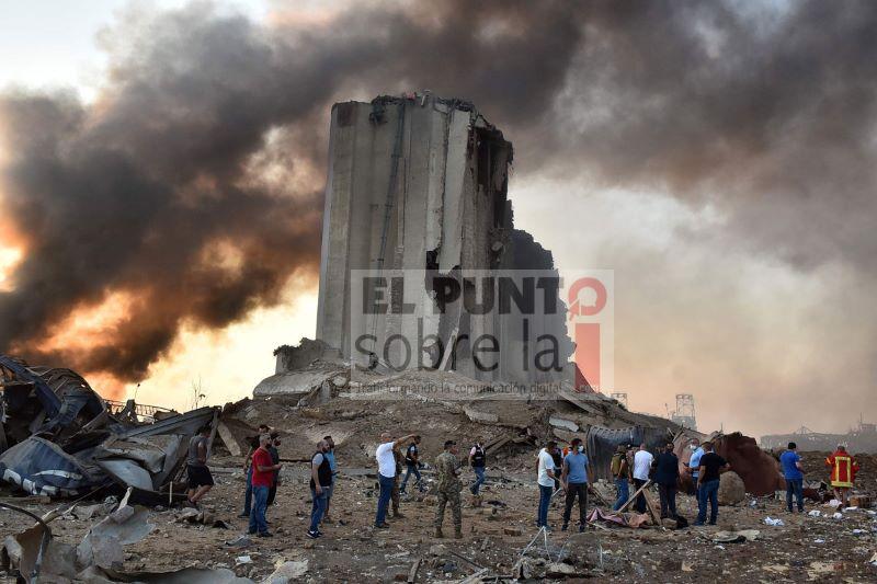 Explosión en Beirut capital de Líbano