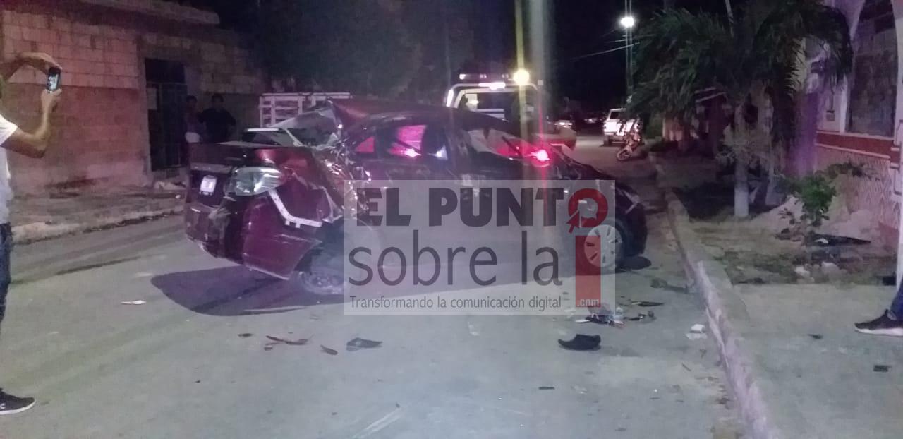 Asaltantes chocan y se dan a la fuga