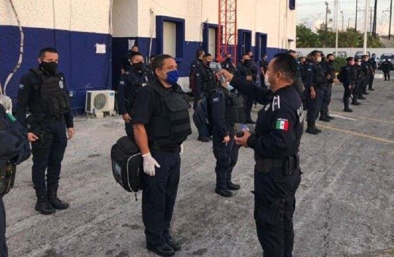 Reportan brote de coronavirus en Academia de Policía en Chetumal