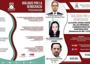Organiza el TEPJF importante evento virtual denominado Diálogos por la Democracia