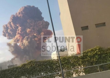 VIDEO: Fuerte explosión deja daños y varios heridos en puerto de Beirut, Líbano