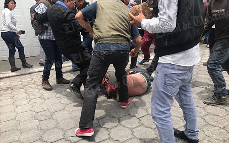 Gestando linchamiento de delincuentes