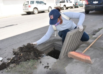 Ayuntamiento jornada de limpieza en el sistema pluvial, ante fenómenos hidrometeorológicos