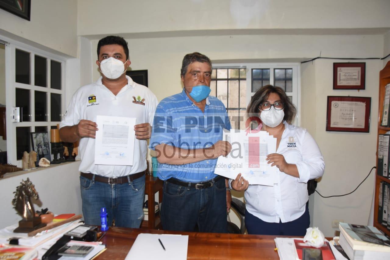 Preside Hugo Flores Vega, secretario del ejido FCP el pago de las tierras por parte de Fonatur