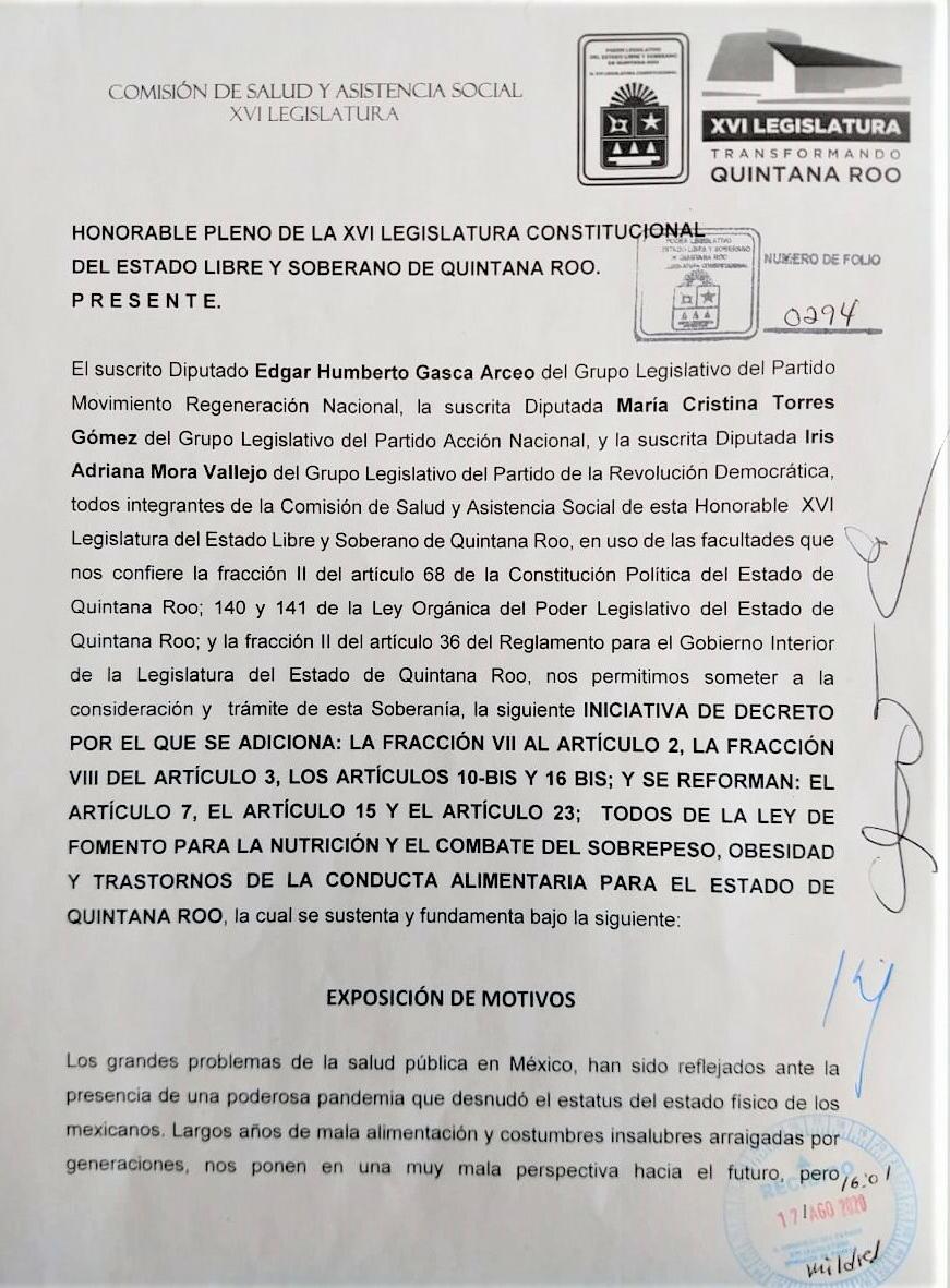 Propone Edgar Gasca, cambio de fondo en estrategia de salud