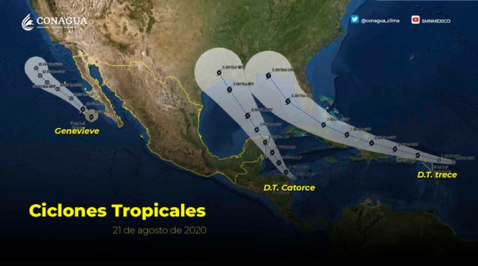 Depresión tropical 14: crece amenaza de tormentas en Quintana Roo y Yucatán