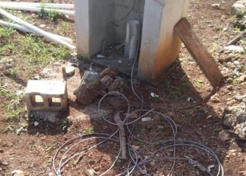 Denuncian robo de una bomba sumergible