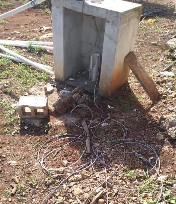 Denuncian robo de una bomba sumergible