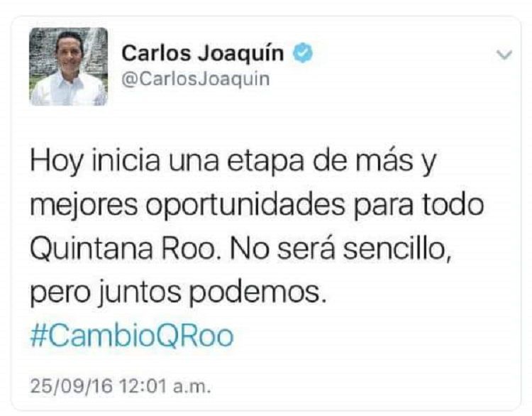 A 4 años del “Gobierno del Cambio”, Quintanarroenses siguen esperando…