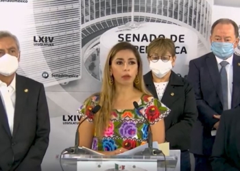 Señala Marybel Villegas a Carlos Joaquín de violencia política y de género en Quintana Roo