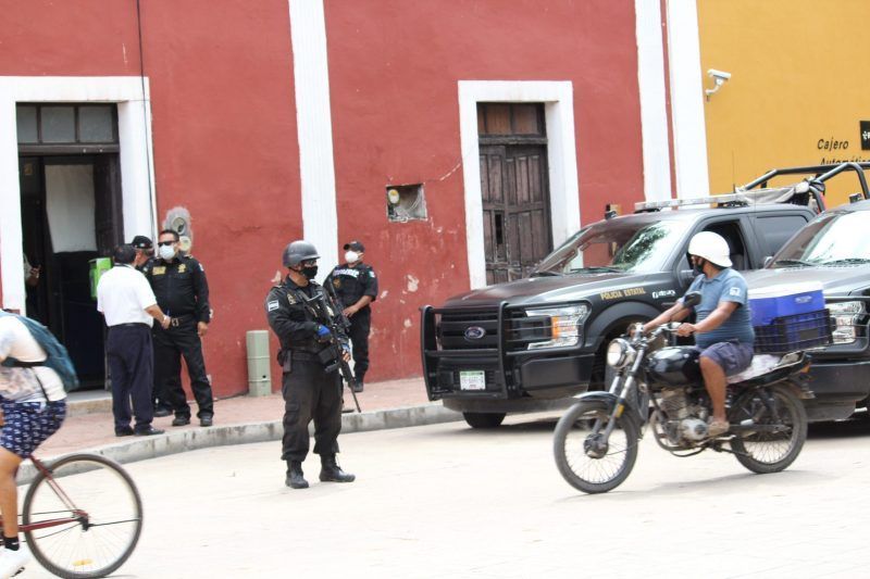 Presencia policíaca en el centro causa asombro