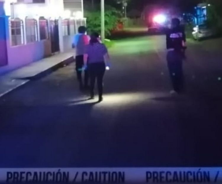 Balean a sujeto en Bacalar