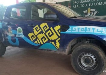 Pobladores de La Esperanza retuvieron un vehículo de la Secretaria de Desarrollo Social.