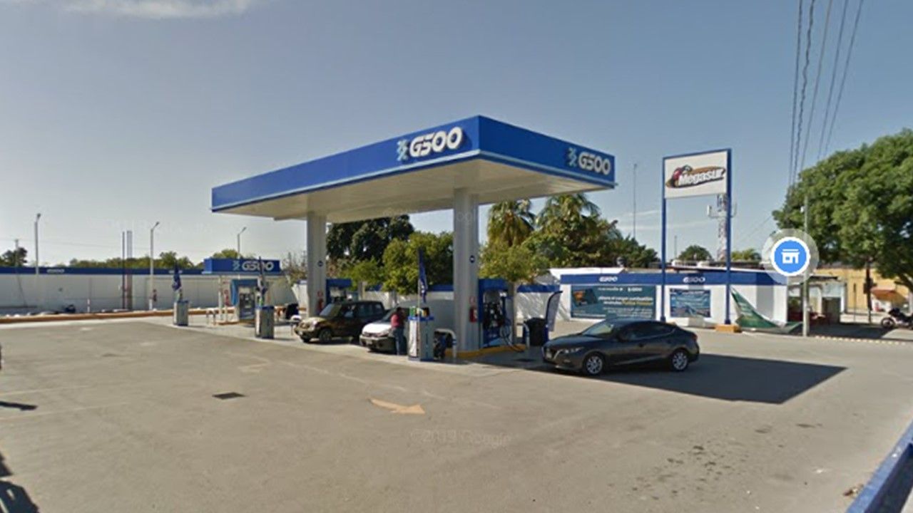 Aire por gasolina en estación de Kanasín