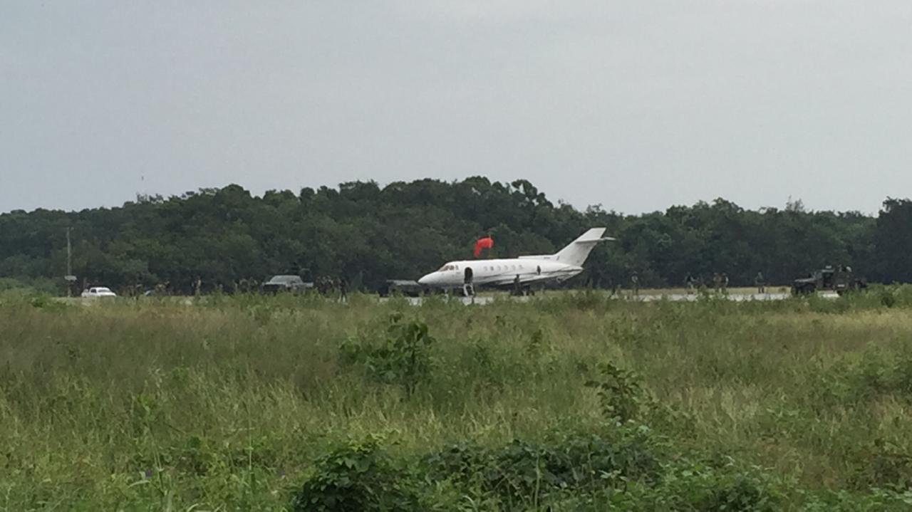 Abandonan jet cargada con cocaína en Chetumal