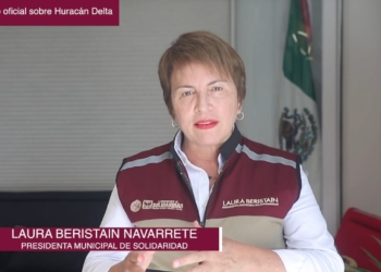 Los huracanes si bien generan tensión también sacan lo mejor de los solidarenses: Laura Beristain